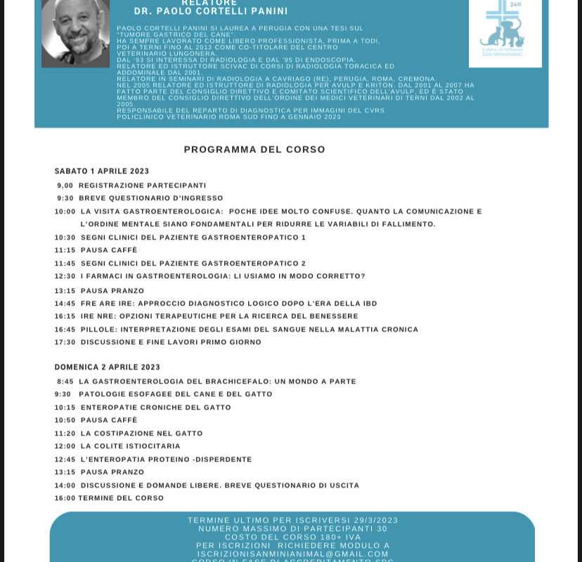 CORSO DI GASTROENTEROLOGIA